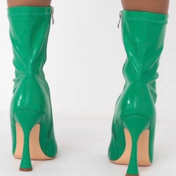 Azalea wang green stiletto flare booties - Picture 9 of 9